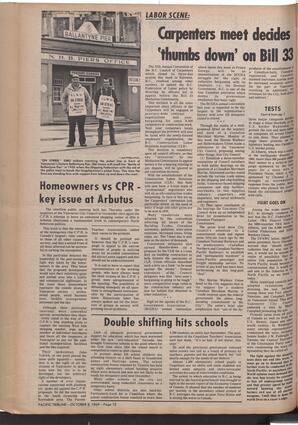   The Pacific Tribune - Friday, October 3, 1969   , page 12