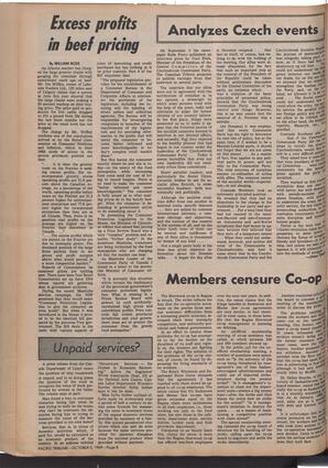  The Pacific Tribune - Friday, October 3, 1969   , page 8