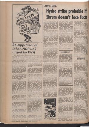   The Pacific Tribune - Friday, September 26, 1969   , page 12