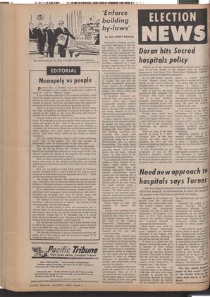   The Pacific Tribune - Friday, August 1, 1969   , page 2