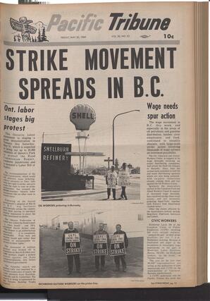   The Pacific Tribune - Friday, May 30, 1969   , page 1
