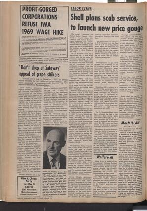   The Pacific Tribune - Friday, May 23, 1969   , page 12