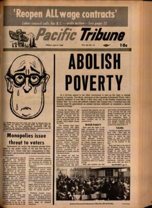   The Pacific Tribune - Friday, May 9, 1969   , page 1