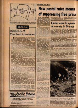   The Pacific Tribune - Friday, March 28, 1969   , page 2