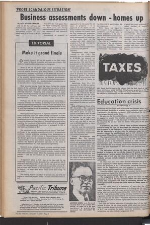   The Pacific Tribune - Friday, January 17, 1969   , page 2