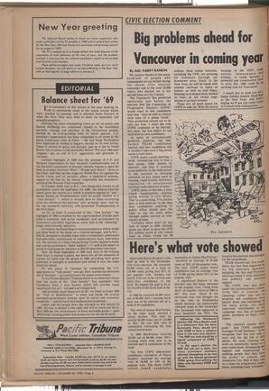   The Pacific Tribune - Friday, December 20, 1968   , page 2