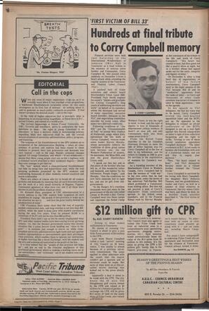   The Pacific Tribune - Friday, December 13, 1968   , page 2