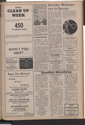   The Pacific Tribune - Friday, November 29, 1968   , page 11