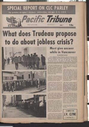   The Pacific Tribune - Friday, May 10, 1968   , page 1