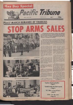   The Pacific Tribune - Friday, May 3, 1968   , page 1