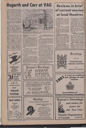   The Pacific Tribune - Friday, December 19, 1980   , page 18