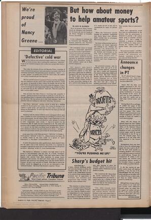   The Pacific Tribune - Friday, March 15, 1968   , page 2