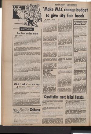   The Pacific Tribune - Friday, February 16, 1968   , page 2