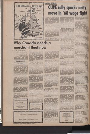   The Pacific Tribune - Friday, December 22, 1967   , page 12