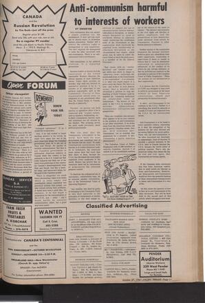   The Pacific Tribune - Friday, October 27, 1967   , page 11