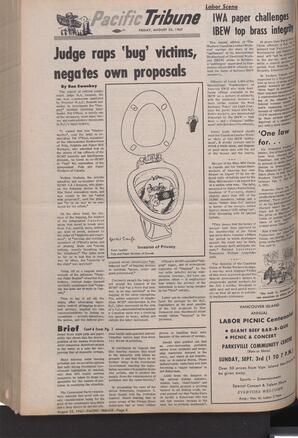   The Pacific Tribune - Friday, August 25, 1967   , page 8