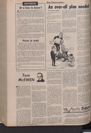   The Pacific Tribune - Friday, August 25, 1967   , page 2