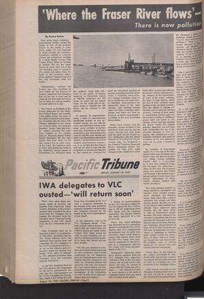   The Pacific Tribune - Friday, August 18, 1967   , page 8