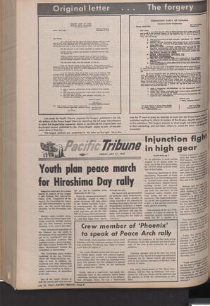   The Pacific Tribune - Friday, July 21, 1967   , page 8