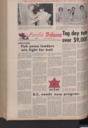   The Pacific Tribune - Friday, June 30, 1967   , page 12