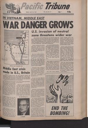   The Pacific Tribune - Friday, May 26, 1967   , page 1