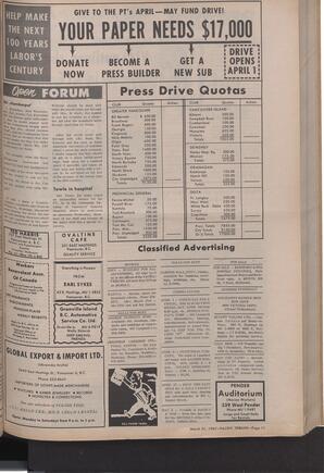   The Pacific Tribune - Friday, March 31, 1967   , page 11