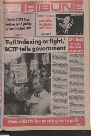   The Pacific Tribune - Friday, November 14, 1980   , page 1