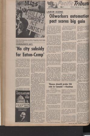   The Pacific Tribune - Friday, February 24, 1967   , page 12