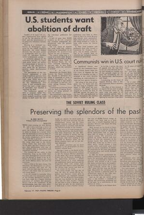   The Pacific Tribune - Friday, February 17, 1967   , page 8