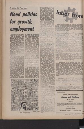   The Pacific Tribune - Friday, January 20, 1967   , page 4