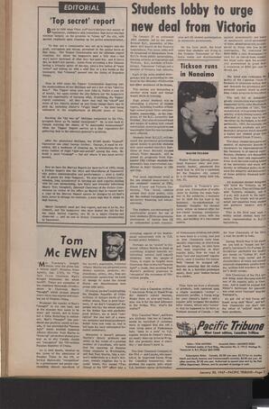   The Pacific Tribune - Friday, January 20, 1967   , page 2