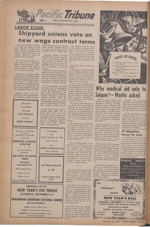   The Pacific Tribune - Friday, December 23, 1966   , page 12