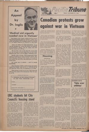   The Pacific Tribune - Friday, November 25, 1966   , page 12
