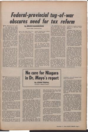   The Pacific Tribune - Friday, November 11, 1966   , page 5