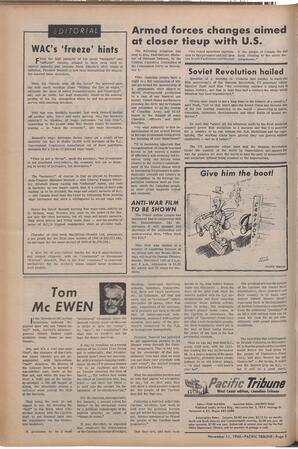   The Pacific Tribune - Friday, November 11, 1966   , page 2