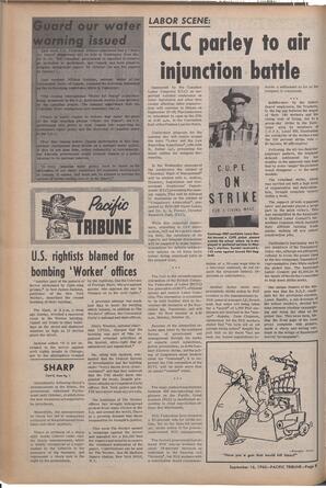   The Pacific Tribune - Friday, September 16, 1966   , page 8