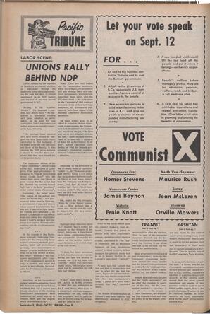   The Pacific Tribune - Friday, September 9, 1966   , page 8