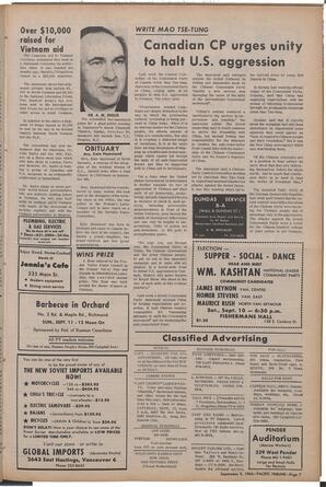   The Pacific Tribune - Friday, September 9, 1966   , page 7