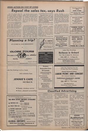   The Pacific Tribune - Friday, September 2, 1966   , page 10