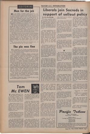   The Pacific Tribune - Friday, August 26, 1966   , page 2