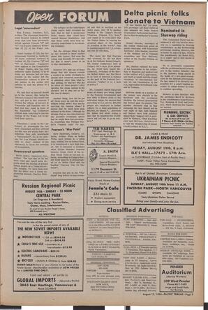   The Pacific Tribune - Friday, August 12, 1966   , page 7