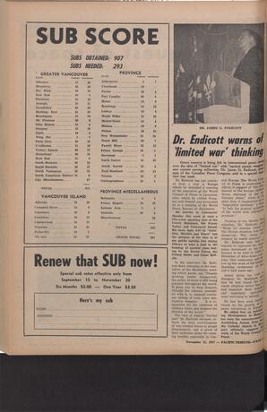   The Pacific Tribune - Friday, November 15, 1957   , page 10