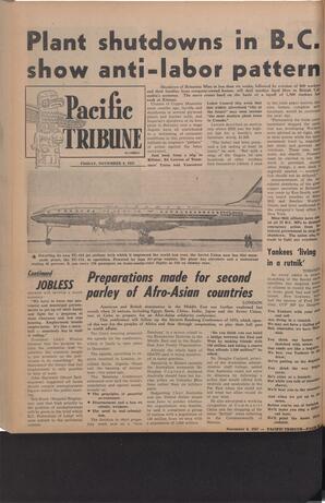   The Pacific Tribune - Friday, November 8, 1957   , page 12
