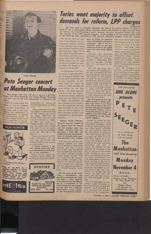   The Pacific Tribune - Friday, November 1, 1957   , page 7