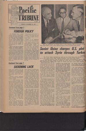   The Pacific Tribune - Friday, October 25, 1957   , page 12