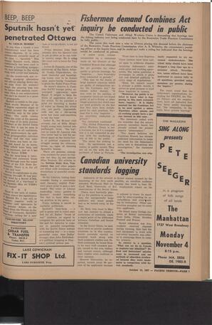   The Pacific Tribune - Friday, October 25, 1957   , page 7