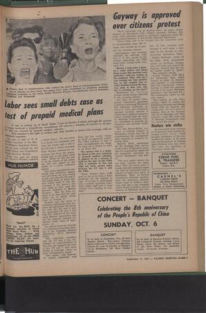   The Pacific Tribune - Friday, September 27, 1957   , page 7