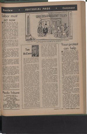   The Pacific Tribune - Friday, September 27, 1957   , page 5