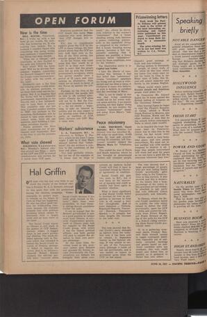   The Pacific Tribune - Friday, June 14, 1957   , page 6