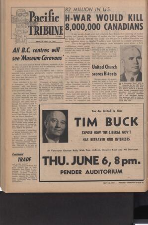   The Pacific Tribune - Friday, May 31, 1957   , page 16